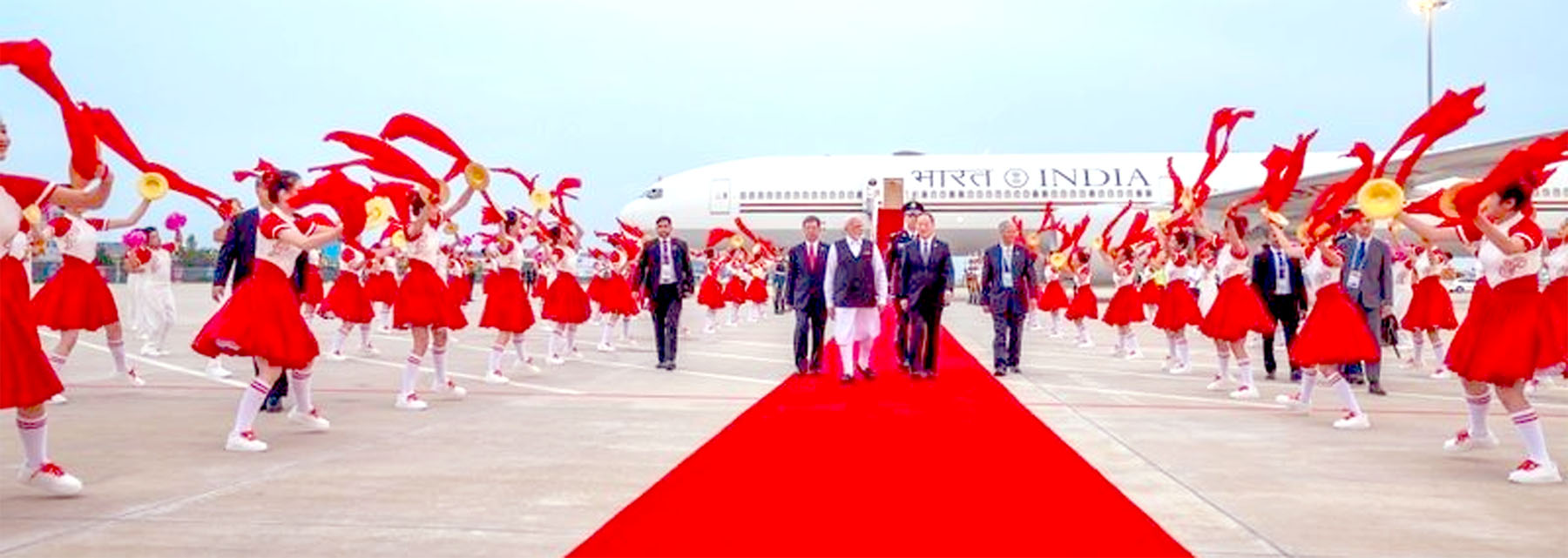 Prime Minister Narendra Modi reaches China.